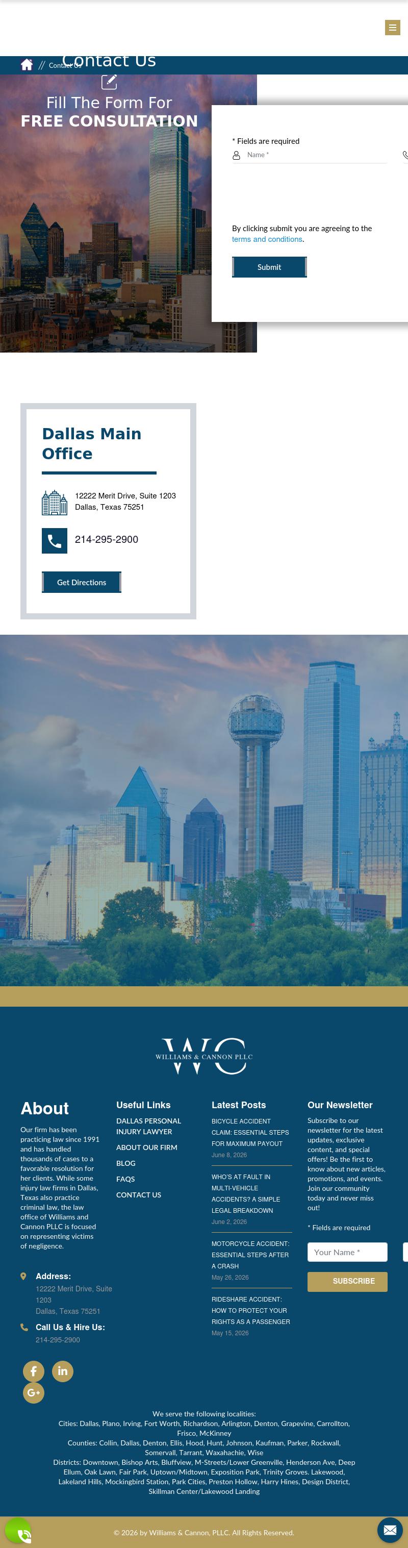 Johnson, Zegen, Scott & Williams, PLLC - Dallas TX Lawyers