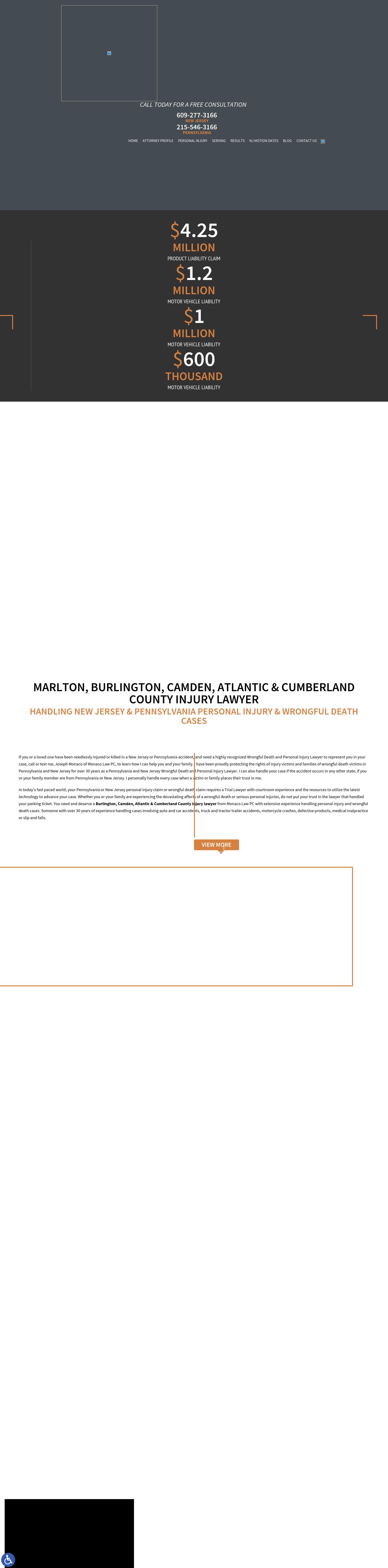 Monaco Law PC - Marlton NJ Lawyers