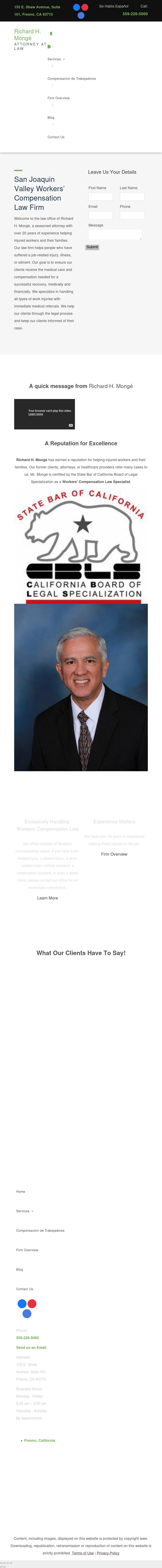 Monge Richard H Attorney At Law - Fresno CA Lawyers