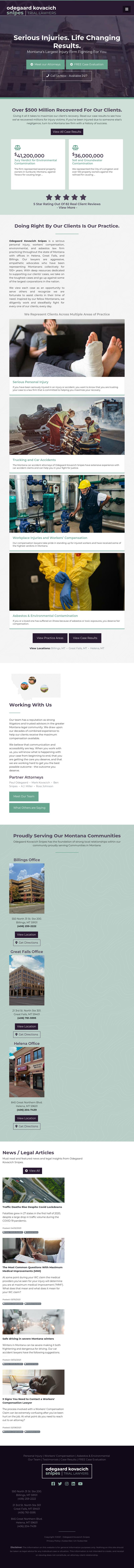 Kovacich Snipes, P.C. - Great Falls MT Lawyers
