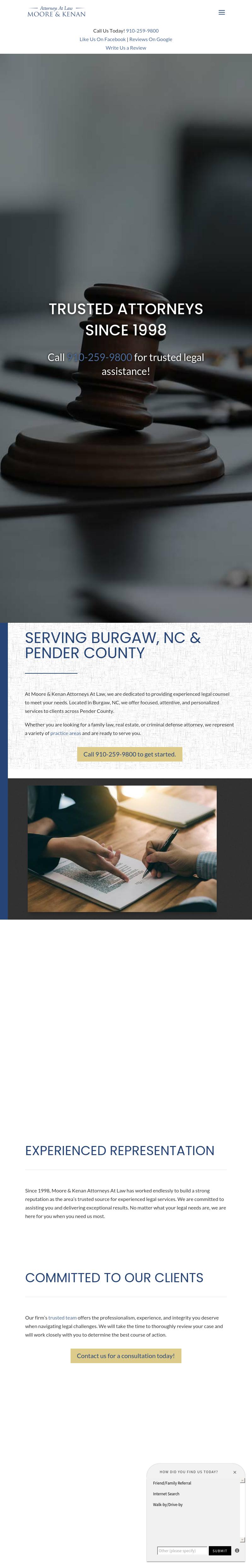 Moore & Kenan Attorneys At Law - Burgaw NC Lawyers