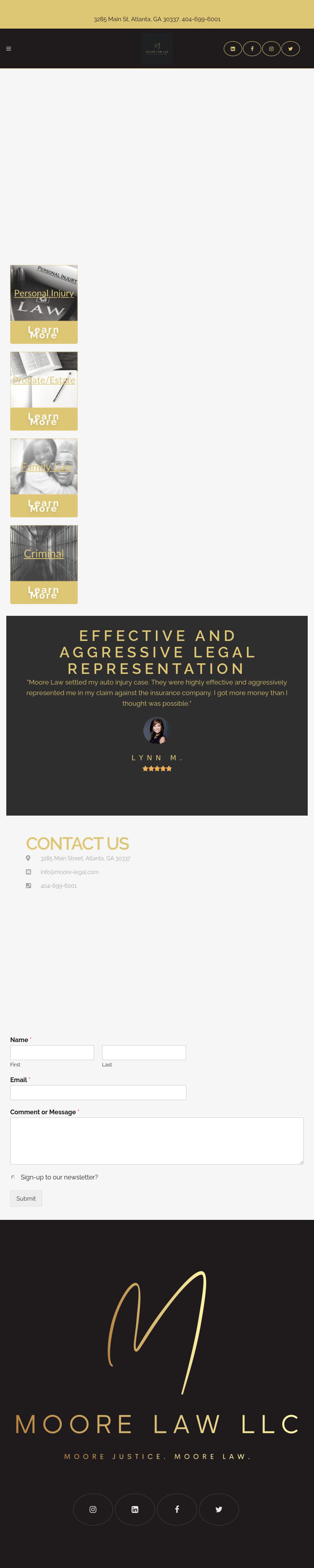 Moore Law LLC - Atlanta  GA Lawyers