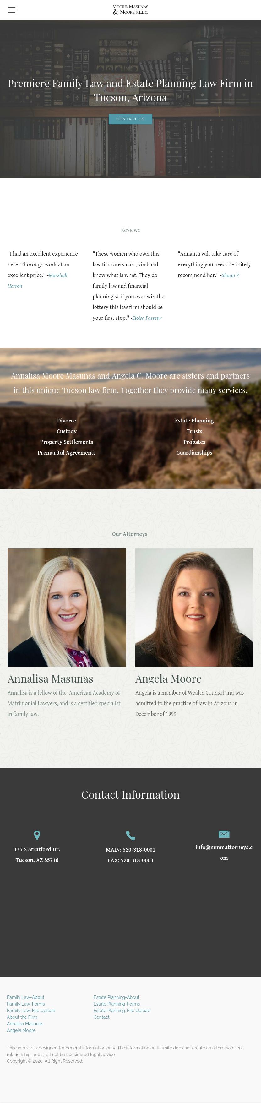 Moore Masunas & Moore P.L.L.C. - Tucson AZ Lawyers