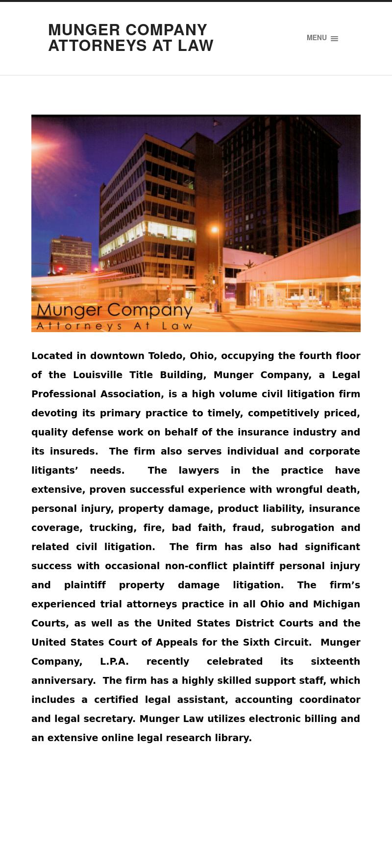 Munger Co Attorneys - Toledo OH Lawyers