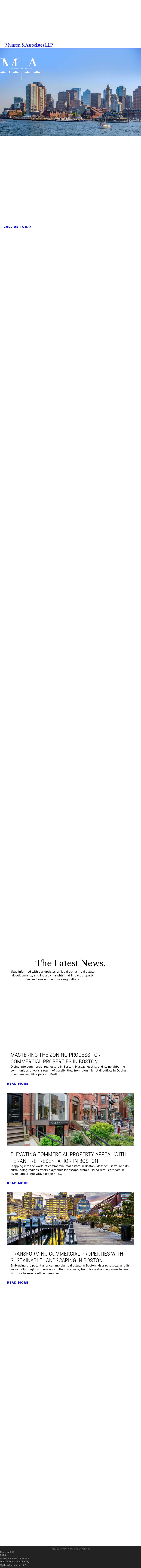 Munson & Associates LLP - Boston MA Lawyers