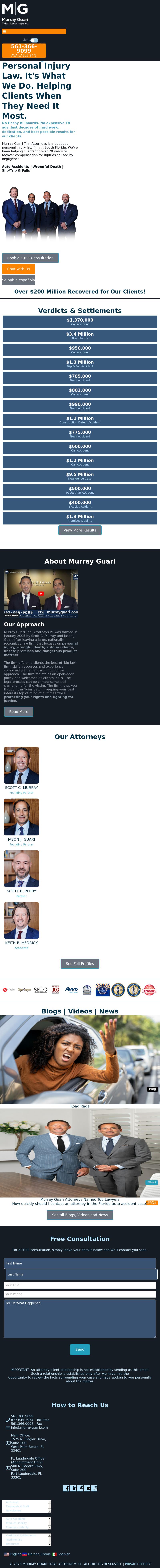 Murray & Guari Trial Lawyers PL - West Palm Beach FL Lawyers