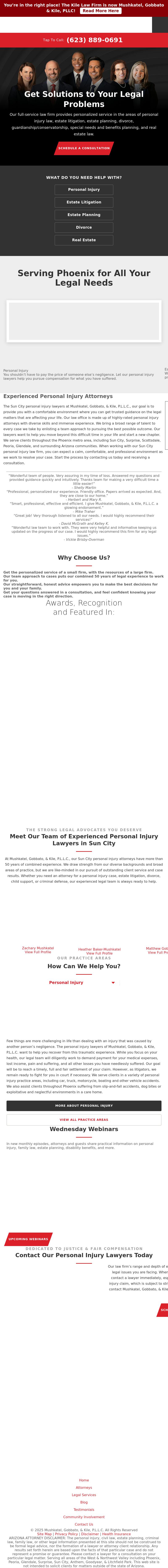 Mushkatel, Robbins & Becker PLLC - Scottsdale AZ Lawyers