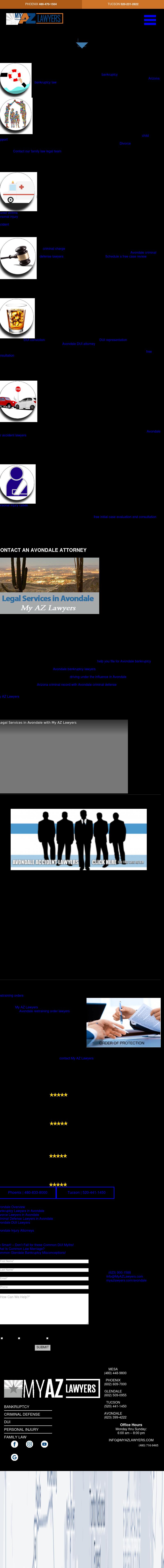 My AZ Lawyers - Avondale AZ Lawyers