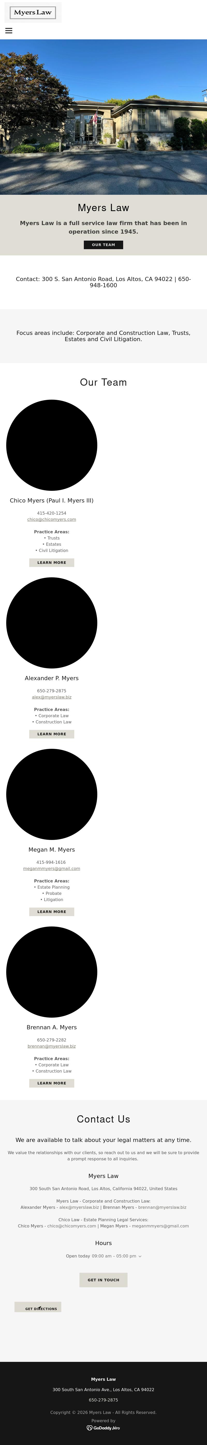 Myers & Myers - Los Altos CA Lawyers
