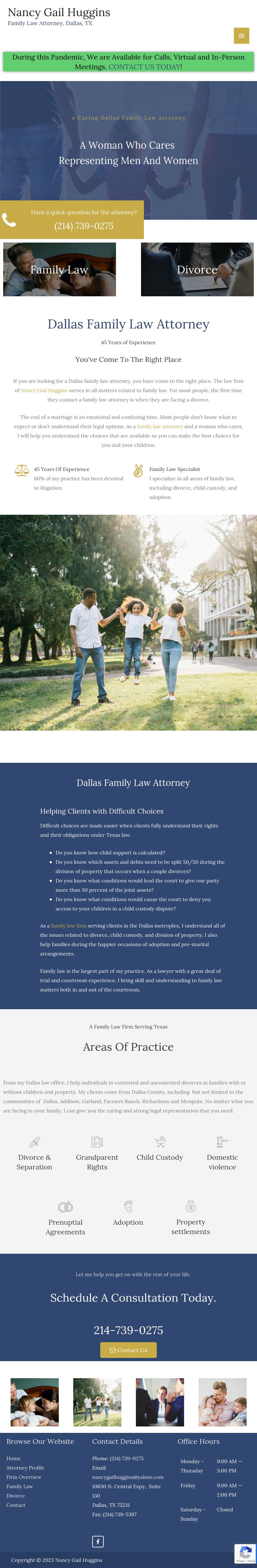 Nancy Gail Huggins Attorney At Law - Dallas TX Lawyers