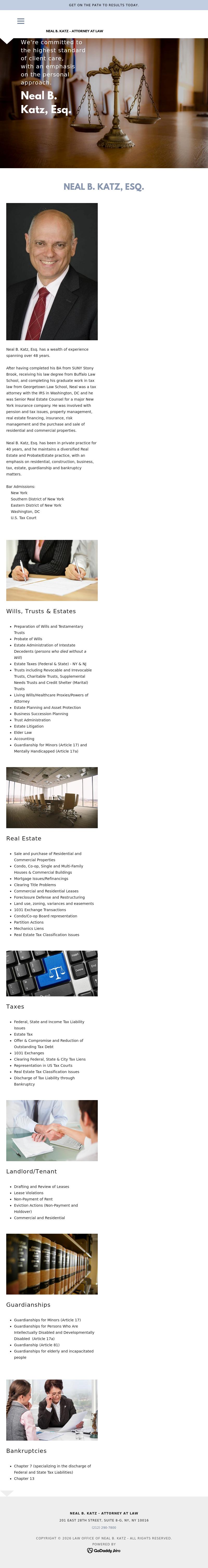 Neal B Katz Attorney At Law - New York NY Lawyers