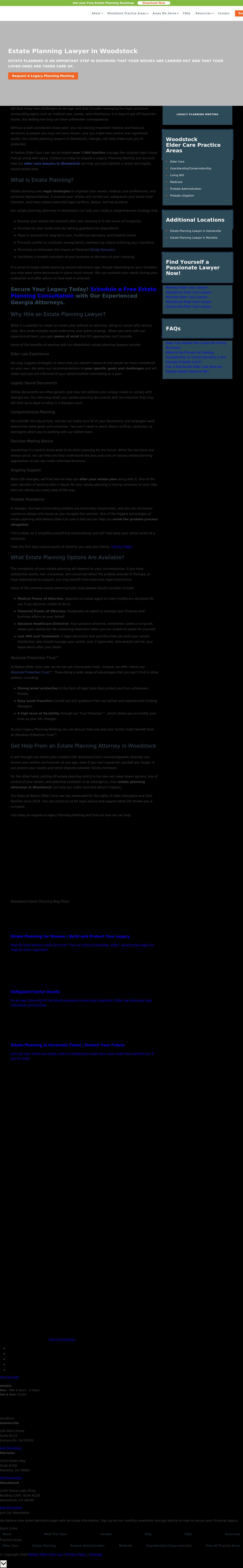 Nelson Elder Care Law GA - Marietta GA Lawyers