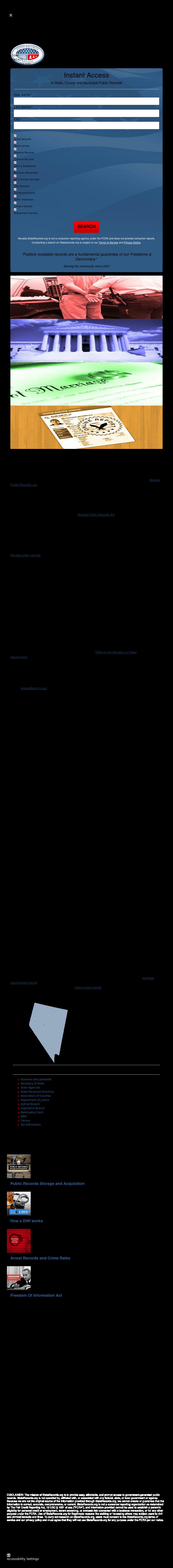 Nevada State Records - Las Vegas NV Lawyers