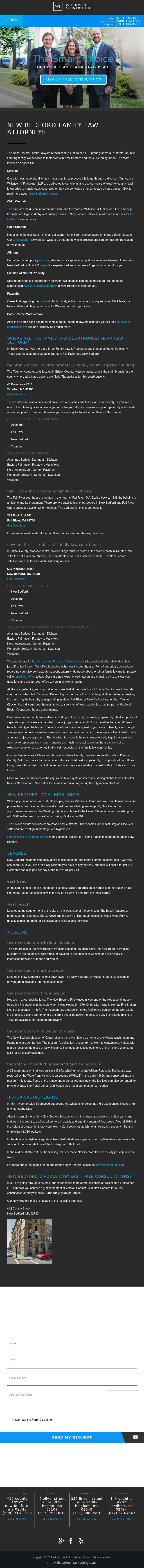 Wilkinson & Finkbeiner, LLP - New Bedford MA Lawyers
