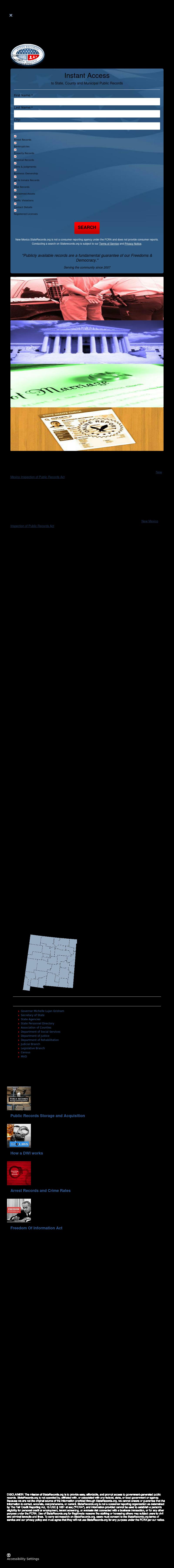 New Mexico State Records - Albuquerque NM Lawyers