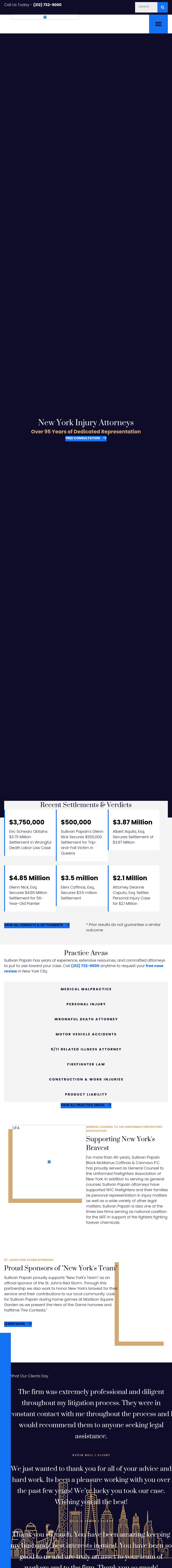 Sullivan Papain Block McGrath & Cannavo P.C. - New York NY Lawyers