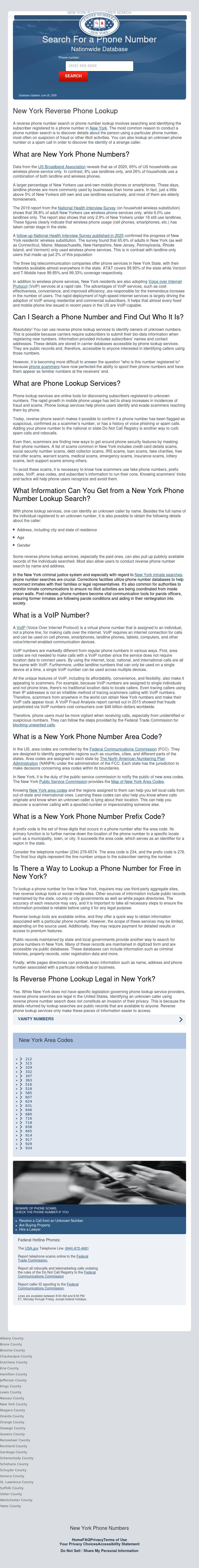 New York Phone Number Search - Brooklyn NY Lawyers