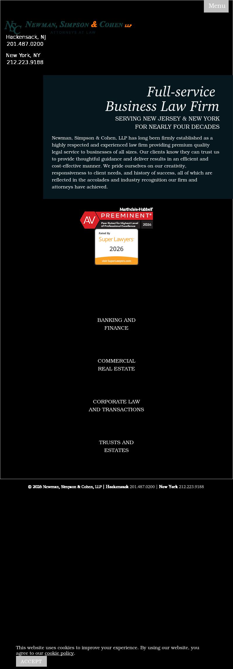 Newman, Simpson, & Cohen LLP - Hackensack NJ Lawyers