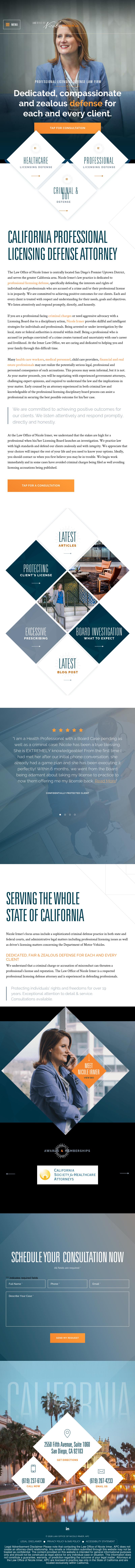 Law office of Nicole Irmer - San Diego CA Lawyers