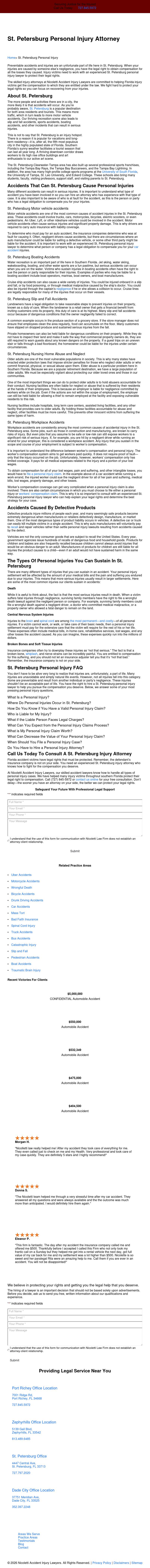 Nicoletti Walker Accident Injury Lawyers - St. Petersburg FL Lawyers