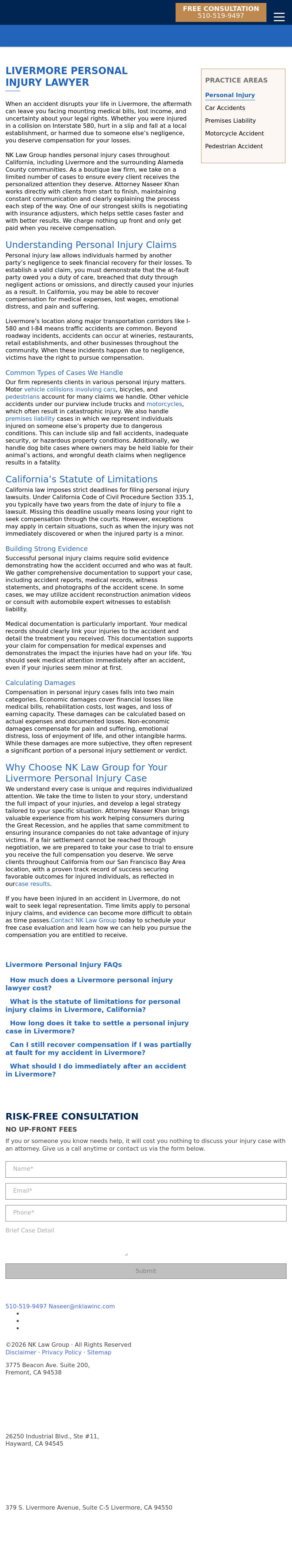 NK Law Group - Livermore CA Lawyers