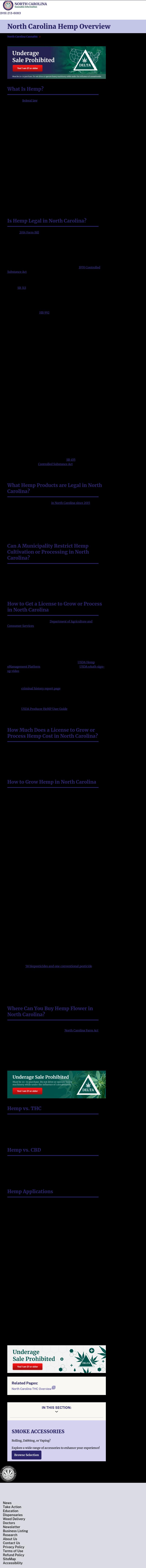 North Carolina Hemp - Raleigh NC Lawyers