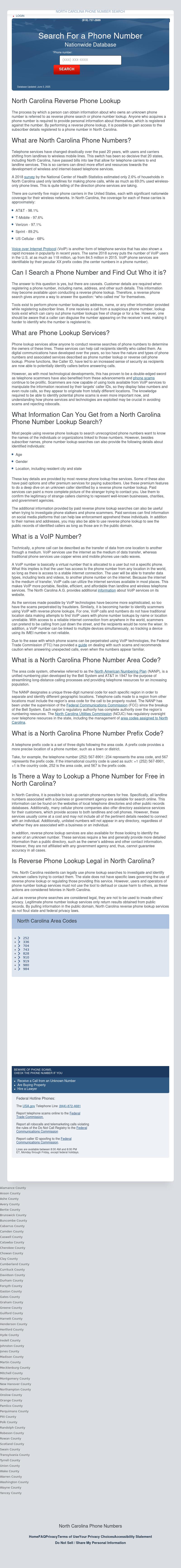 North Carolina Phone Number Lookup - Battleboro NC Lawyers