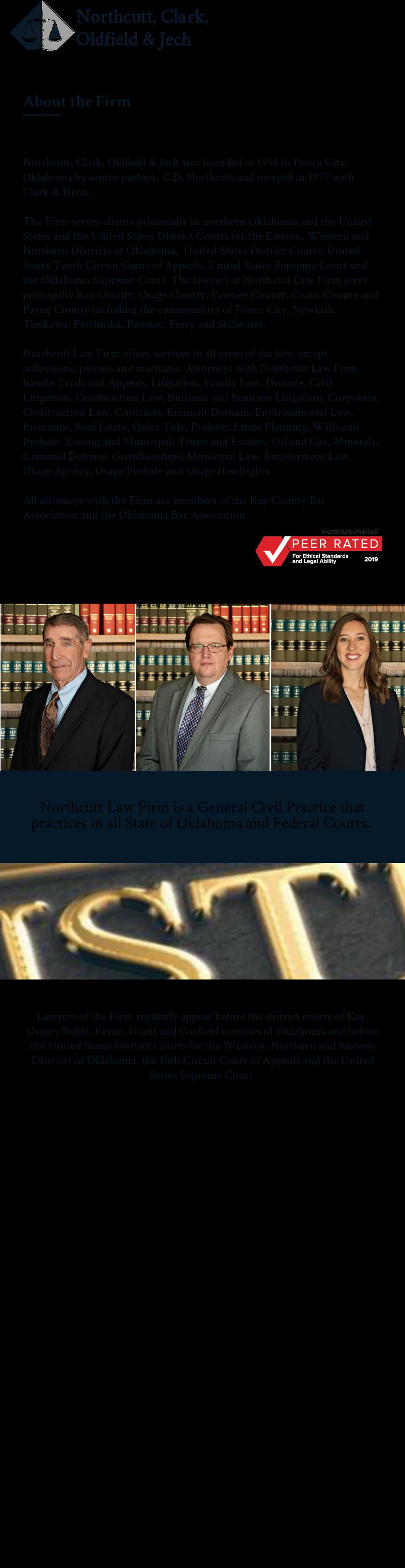 Northcutt Clark Gardner Hron & Brune - Northcutt Law Firm PLLC - Ponca City OK Lawyers