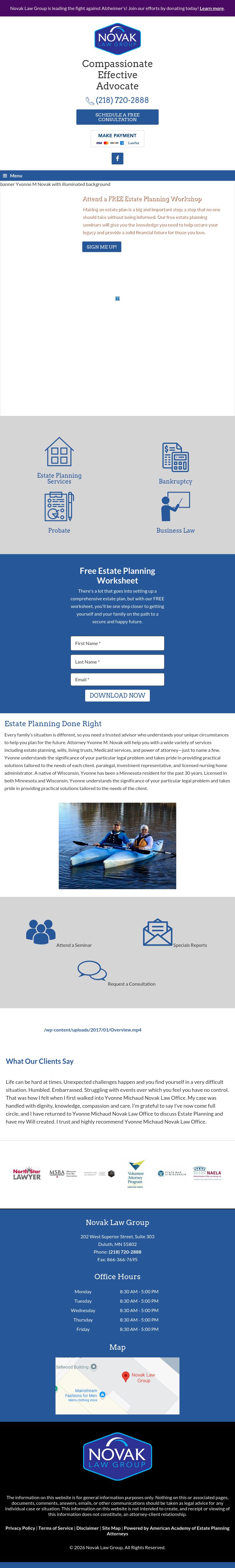 Novak Law Group - Duluth MN Lawyers