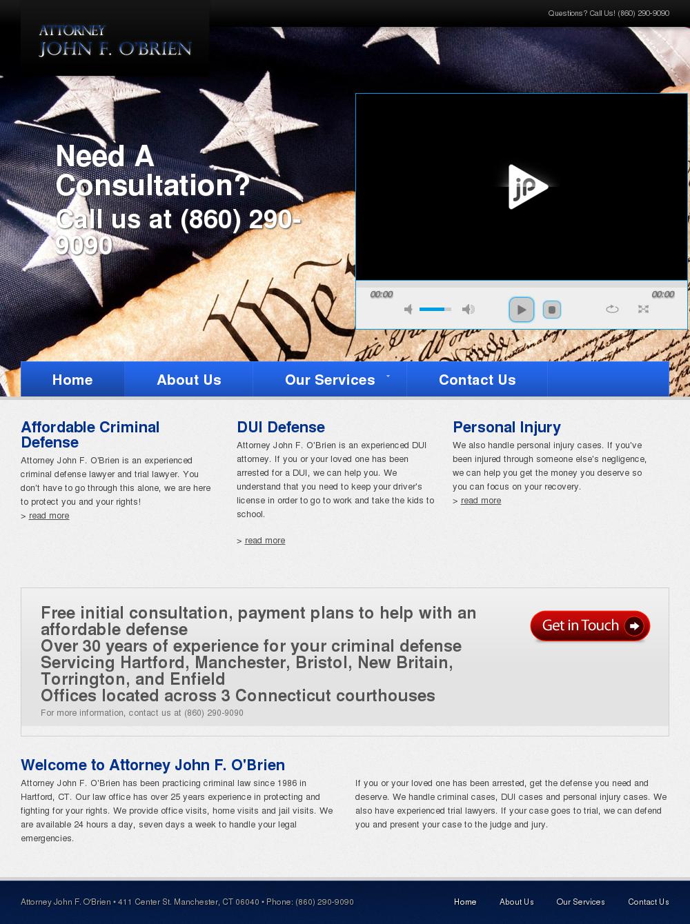 O'Brien John F, Attorney - Manchester CT Lawyers