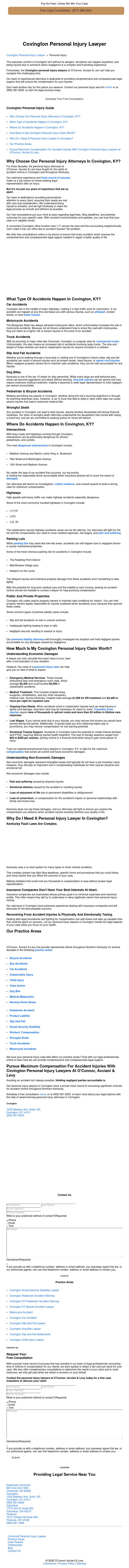 O'Connor, Acciani & Levy - Covington KY Lawyers