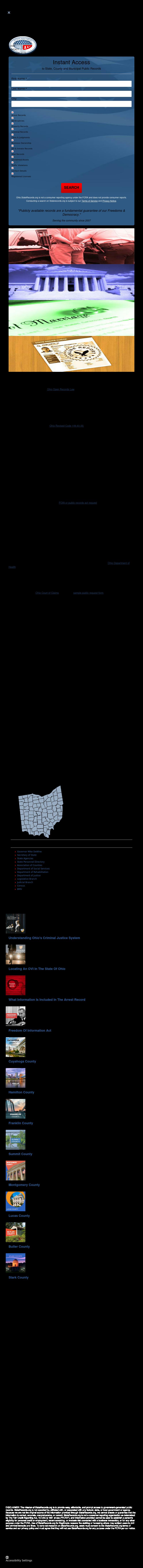 Ohio State Records - Columbus OH Lawyers