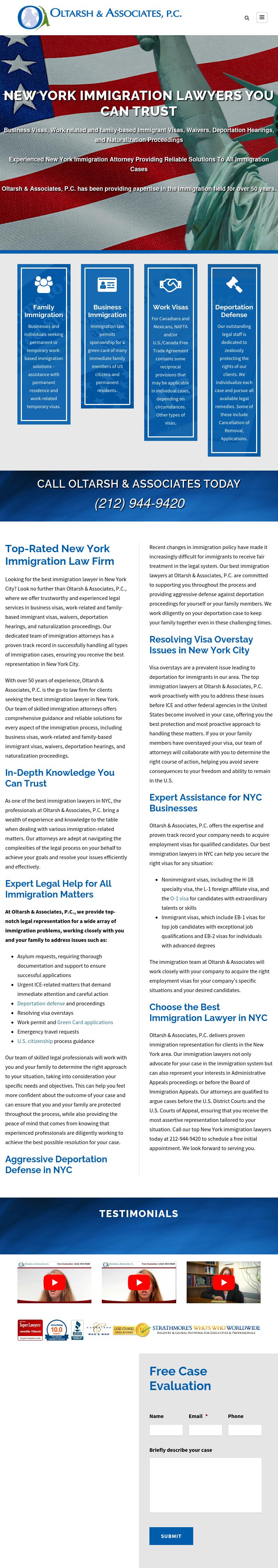 Oltarsh & Associates, P.C. - New York NY Lawyers