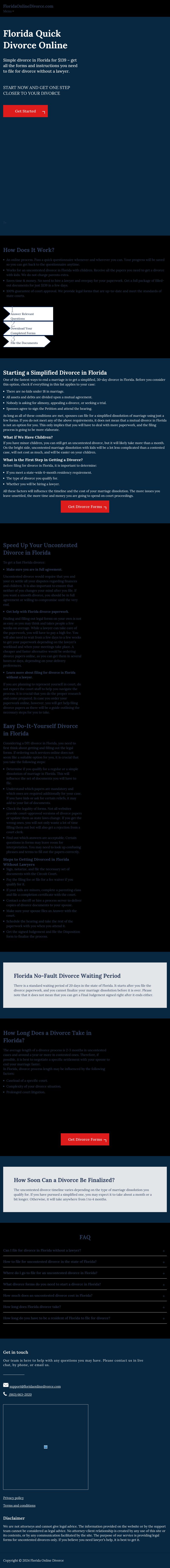 Florida Online Divorce - Orlando FL Lawyers