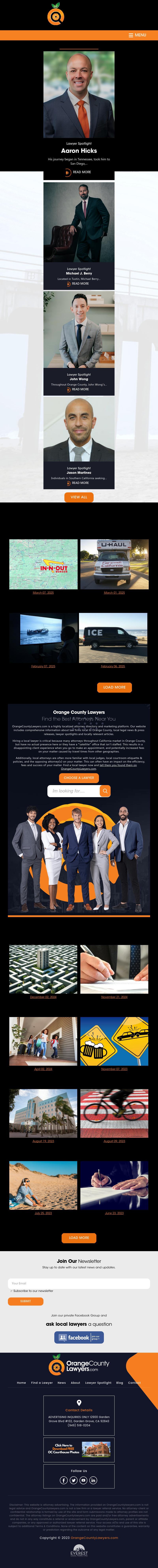 Orange County Lawyers - Irvine CA Lawyers