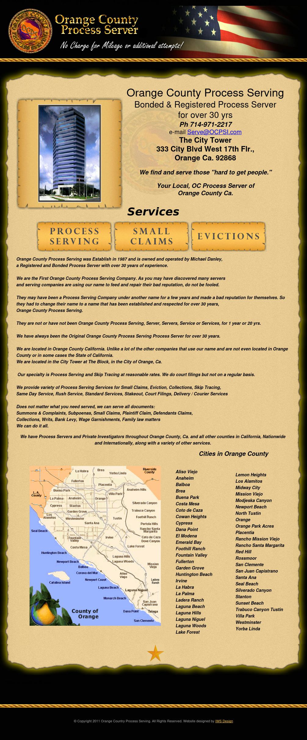 Orange County Process Serving & Evictions - Orange CA Lawyers