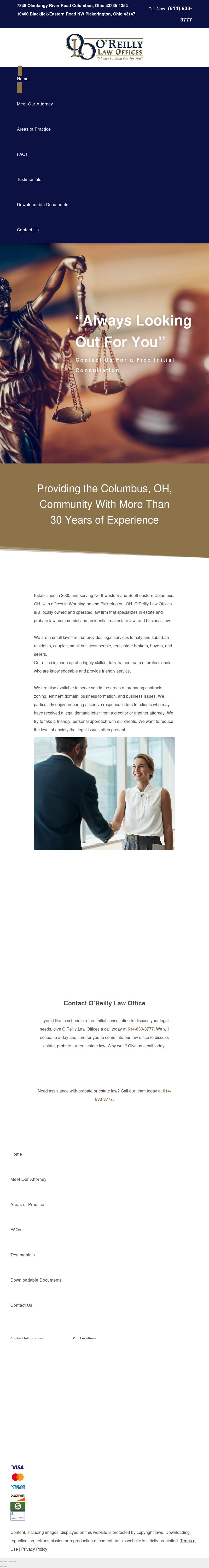 O'Reilly Law Offices - Pickerington OH Lawyers