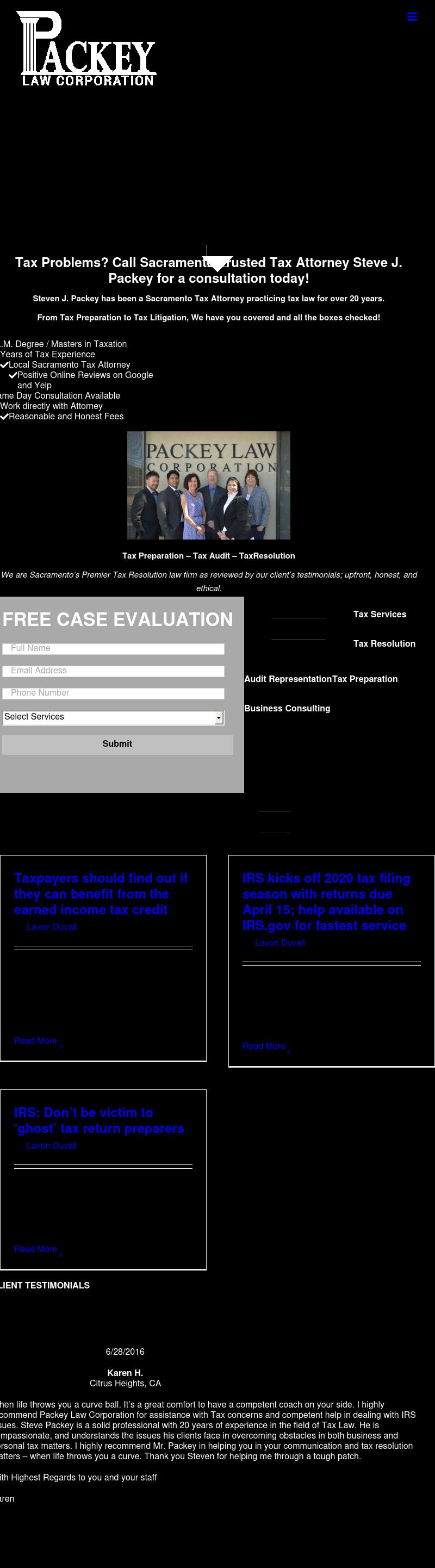Packey Law Corporation - Sacramento CA Lawyers