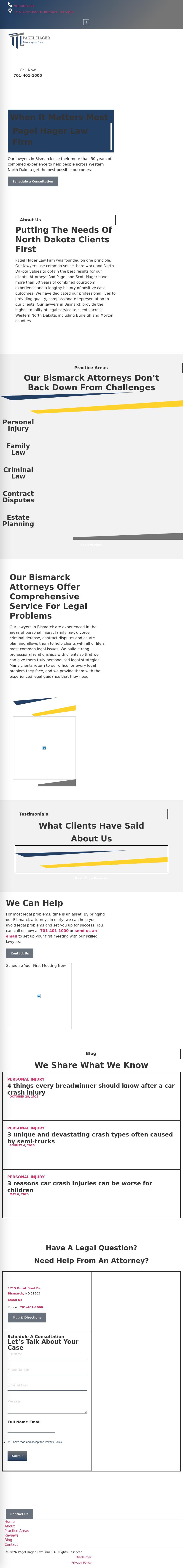 Pagel Hager Law Firm - Bismarck ND Lawyers