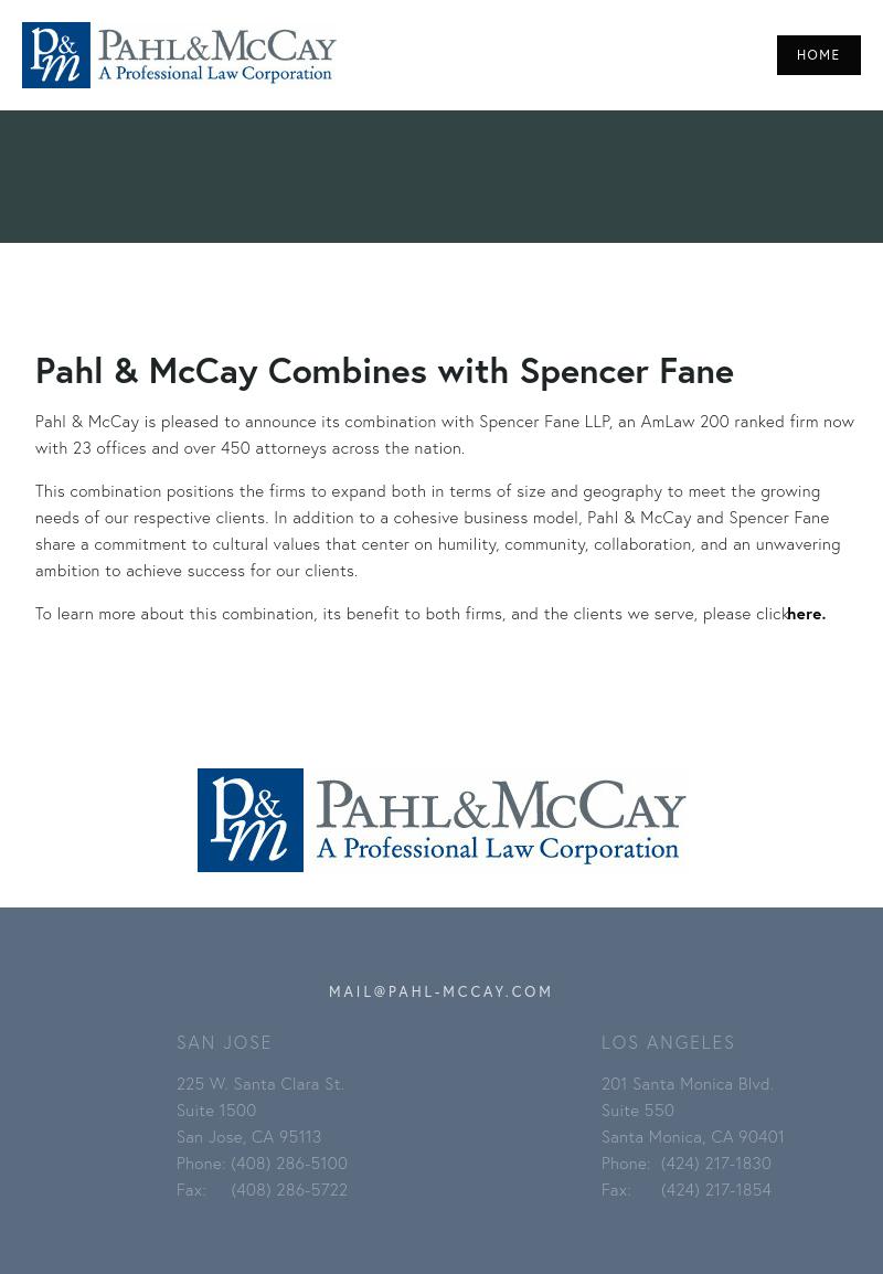 Pahl & McCay - San Jose CA Lawyers
