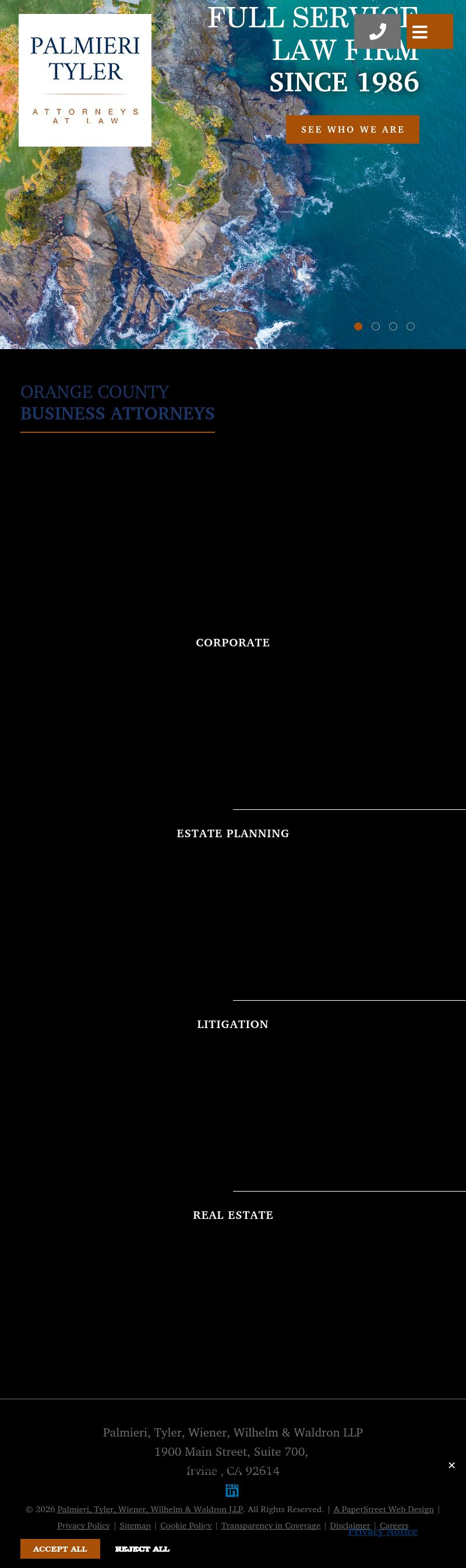Palmieri Tyler Wiener Wilhelm & Waldron LLP - Irvine CA Lawyers