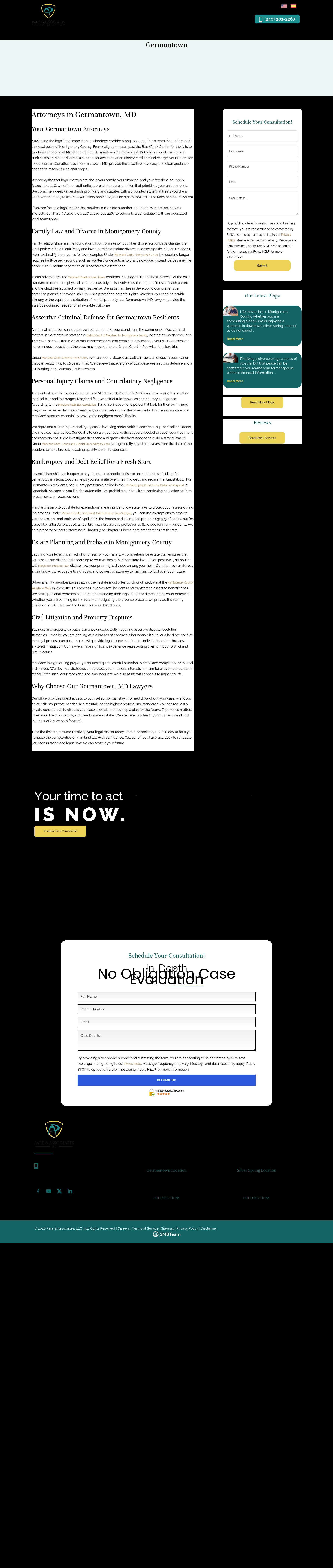 Paré & Associates, LLC - Germantown MD Lawyers