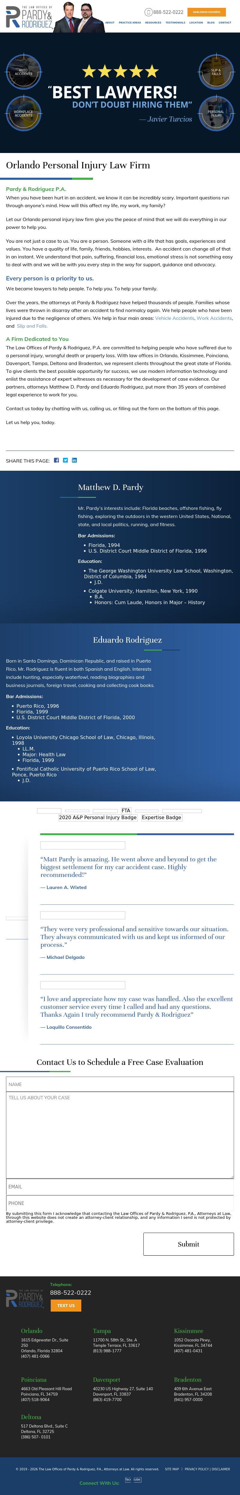 Pardy & Rodriguez, P.A. - Orlando FL Lawyers
