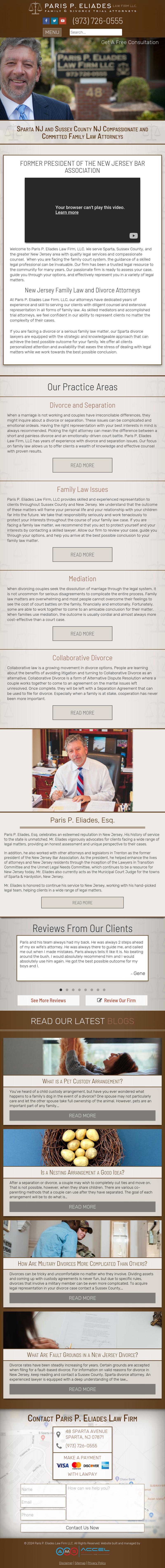 Paris P. Eliades Law Firm LLC - Sparta NJ Lawyers