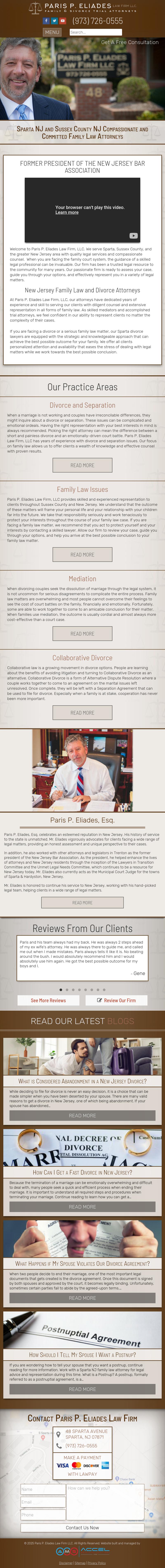 Paris P. Eliades Law Firm LLC - Sparta NJ Lawyers