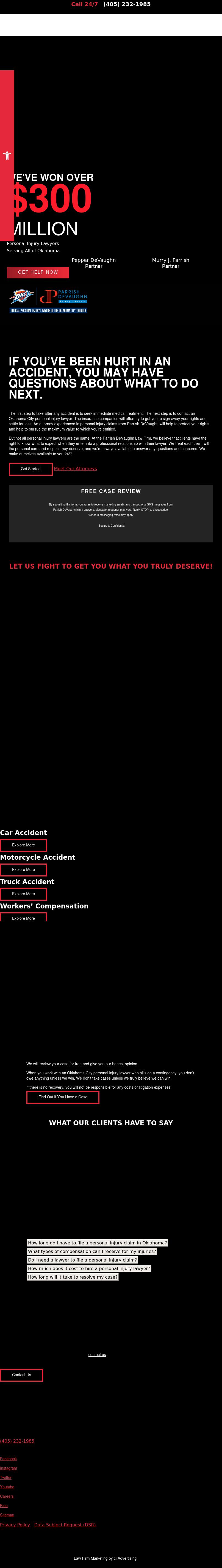 Parrish DeVaughn Injury Lawyers - Oklahoma City OK Lawyers