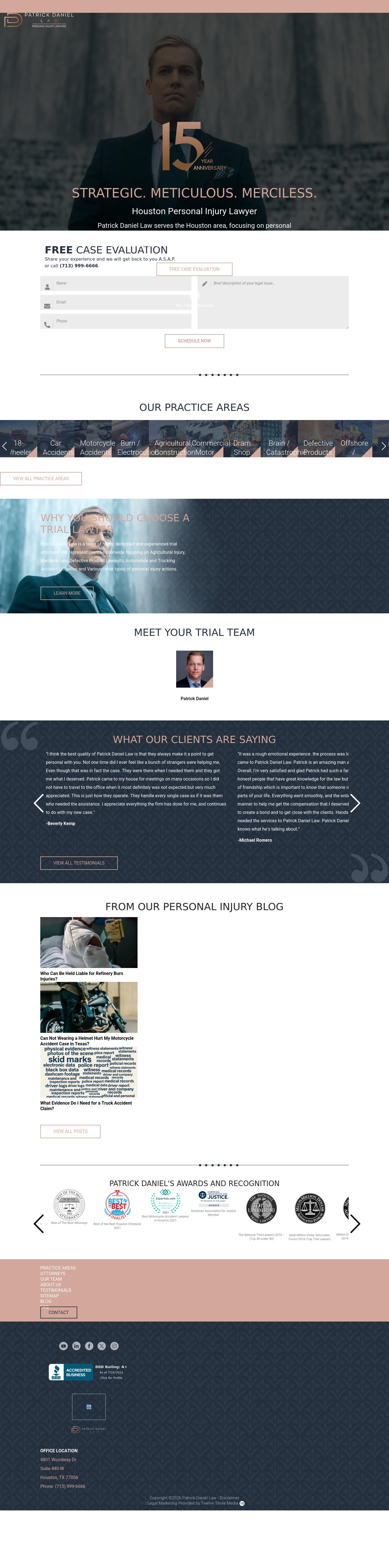 Patrick Daniel Law - Houston TX Lawyers