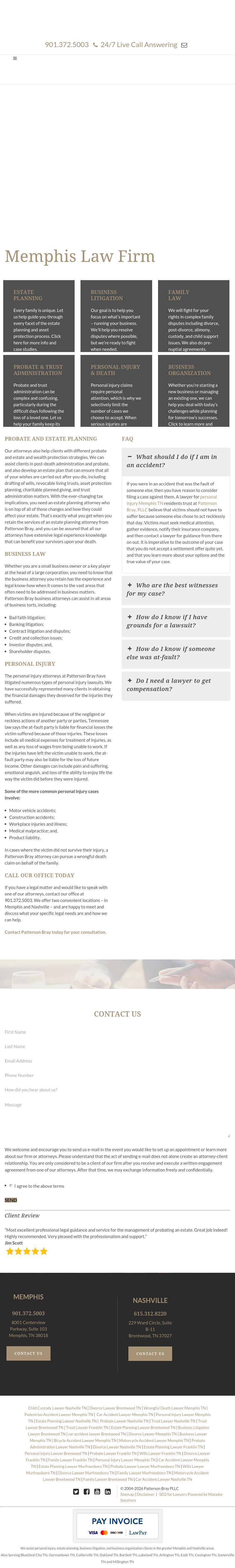 Patterson Bray PLLC - Cordova CA Lawyers