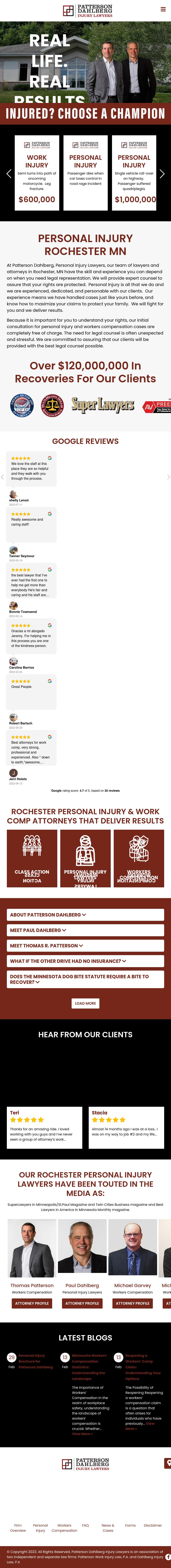 Patterson Dahlberg Injury Lawyers - Rochester MN Lawyers