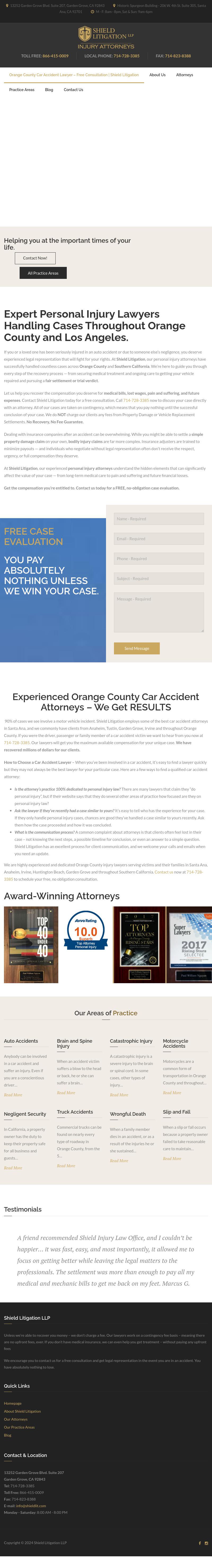 Shield Litigation LLP - Santa Ana Ca Lawyers